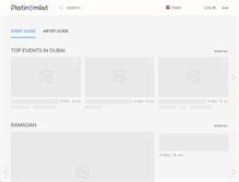 Tablet Screenshot of dubai.platinumlist.net
